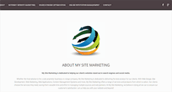 Desktop Screenshot of mysitemarketing.com